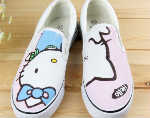 Custom Sneakers Stitch Anime Shoes