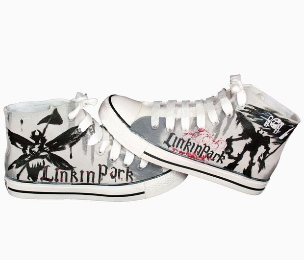 Custom Hand Painted Black Butler Canvas Shoes
