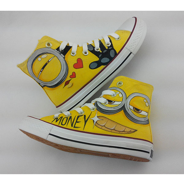 Naruto Anime Shoes Kakashi Sasuke Customize Canvas Hand Painted