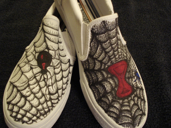 Anime Shoes Naruto hoes-Hand Painted Naruto Shoes Custom Sasuke Canvas