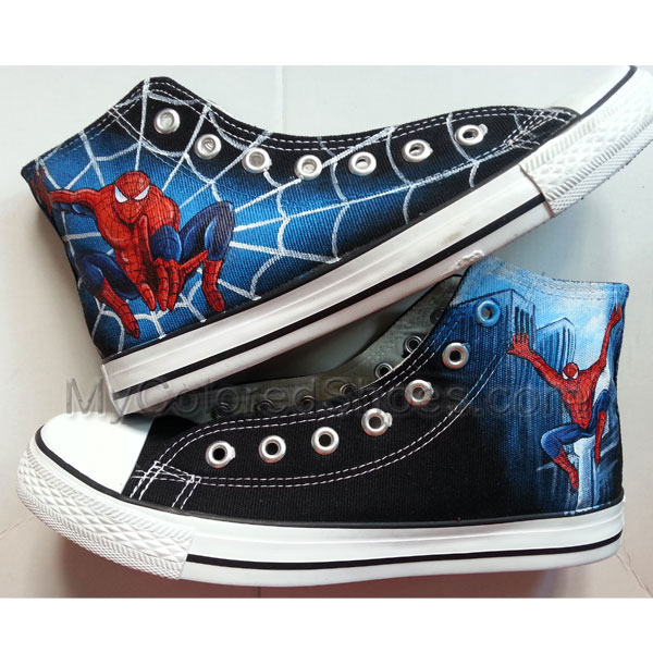 spiderman high tops