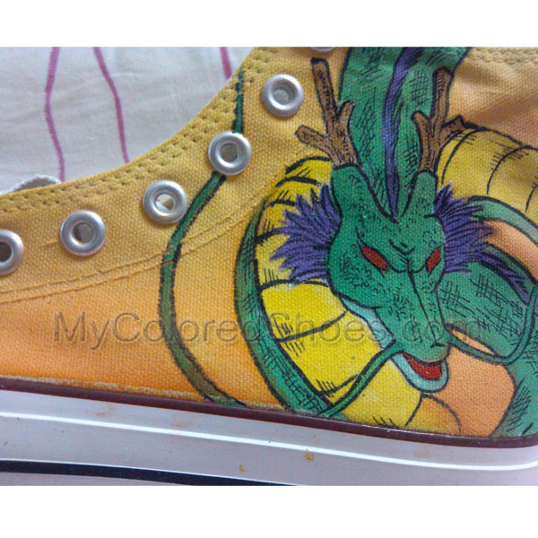 dragon ball z painted shoes